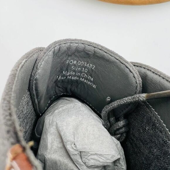 Vance Co. Orson Men’s Suede Chukka Boot In Dark Gray Size 10 - Picture 16 of 16